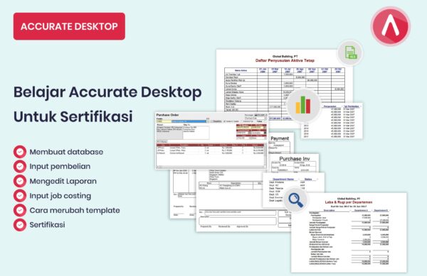 belajar accurate desktop untuk sertifikasi